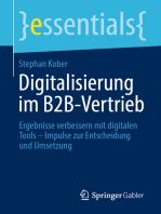 Digitalisierung im B2B-Vertrieb: Ergebnisse verbessern mit digitalen Tools – Impulse zur Entscheidung und Umsetzung