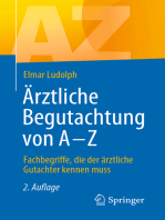 Ärztliche Begutachtung von A - Z: Fachbegriffe, die der ärztliche Gutachter kennen muss