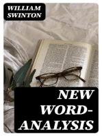 New Word-Analysis: Or, School Etymology of English Derivative Words