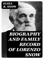 Biography and Family Record of Lorenzo Snow