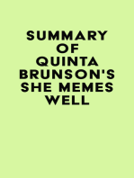 Summary of Quinta Brunson's She Memes Well