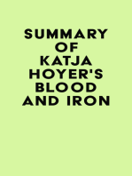 Summary of Katja Hoyer's Blood and Iron