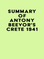 Summary of Antony Beevor's Crete 1941