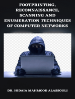 Footprinting, Reconnaissance, Scanning and Enumeration Techniques of Computer Networks