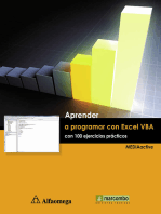 Aprender a programar con Excel VBA: Con 100 ejerciicos prácticos