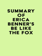 Summary of Erica Benner's Be Like the Fox