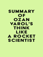 Summary of Ozan Varol's Think Like a Rocket Scientist