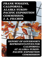 Report of Governor's Representatives for California at Alaska-Yukon-Pacific Exposition Commission