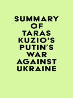 Summary of Taras Kuzio's Putin's War Against Ukraine