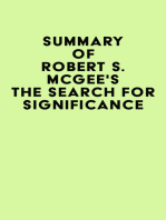 Summary of Robert S. McGee's The Search for Significance