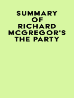 Summary of Richard McGregor's The Party