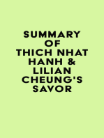 Summary of Thich Nhat Hanh & Lilian Cheung's Savor