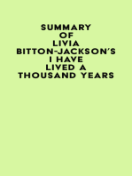 Summary of Livia Bitton-Jackson's I Have Lived a Thousand Years