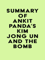 Summary of Ankit Panda's Kim Jong Un and the Bomb
