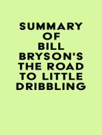 Summary of Bill Bryson's The Road to Little Dribbling