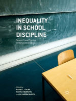 Inequality in School Discipline: Research and Practice to Reduce Disparities