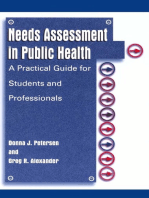 Needs Assessment in Public Health