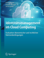 Identitätsmanagement im Cloud Computing: Evaluation ökonomischer und rechtlicher Rahmenbedingungen