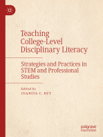 Teaching College-Level Disciplinary Literacy: Strategies and Practices in STEM and Professional Studies
