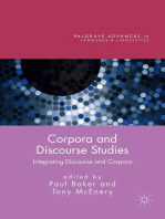 Corpora and Discourse Studies: Integrating Discourse and Corpora