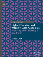 Higher Education and Working-Class Academics: Precarity and Diversity in Academia