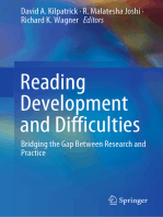 Reading Development and Difficulties: Bridging the Gap Between Research and Practice