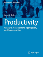 Productivity: Concepts, Measurement, Aggregation, and Decomposition