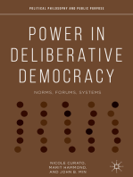 Power in Deliberative Democracy: Norms, Forums, Systems