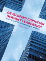 Developing Christian Servant Leadership: Faith-based Character Growth at Work
