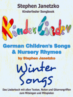 Kinderlieder Songbook - German Children's Songs & Nursery Rhymes - Winter Songs: Das Liederbuch mit allen Texten, Noten und Gitarrengriffen zum Mitsingen und Mitspielen