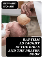 Baptism as taught in the Bible and the Prayer Book