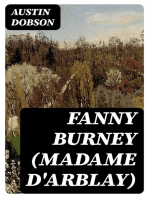 Fanny Burney (Madame D'Arblay)