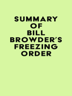 Summary of Bill Browder's Freezing Order