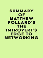Summary of Matthew Pollard's The Introvert’s Edge to Networking