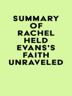 Summary of Rachel Held Evans's Faith Unraveled