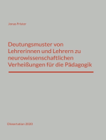 Deutungsmuster von Lehrerinnen und Lehrern zu neurowissenschaftlichen Verheißungen für die Pädagogik: Dissertation 2020