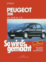 Peugeot 206 von 10/98 bis 5/13: So wird's gemacht - Band 121