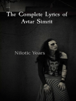 The Complete Lyrics of Avtar Simrit: Nilotic Years