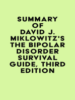 Summary of David J. Miklowitz's The Bipolar Disorder Survival Guide, Third Edition