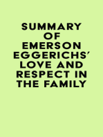 Summary of Emerson Eggerichs' Love and Respect in the Family
