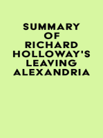 Summary of Richard Holloway's Leaving Alexandria