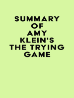Summary of Amy Klein's The Trying Game