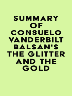 Summary of Consuelo Vanderbilt Balsan's The Glitter and the Gold