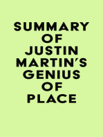 Summary of Justin Martin's Genius of Place