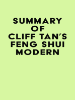 Summary of Cliff Tan's Feng Shui Modern