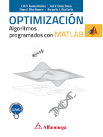 Optimización: Algoritmos Programados con MATLAB