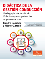 Didáctica de la gestión-conducción: Pedagogía del territorio. Prácticas y competencias argumentativas