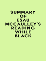 Summary of Esau McCaulley's Reading While Black