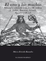 El uno y los muchos.: Voluntad y soberanía en la filosofía política de Hobbes, Rousseau, Schmitt, Agamben y Arendt