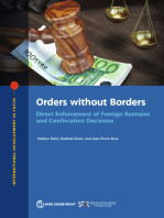 Orders without Borders: Direct Enforcement of Foreign Restraint and Confiscation Decisions